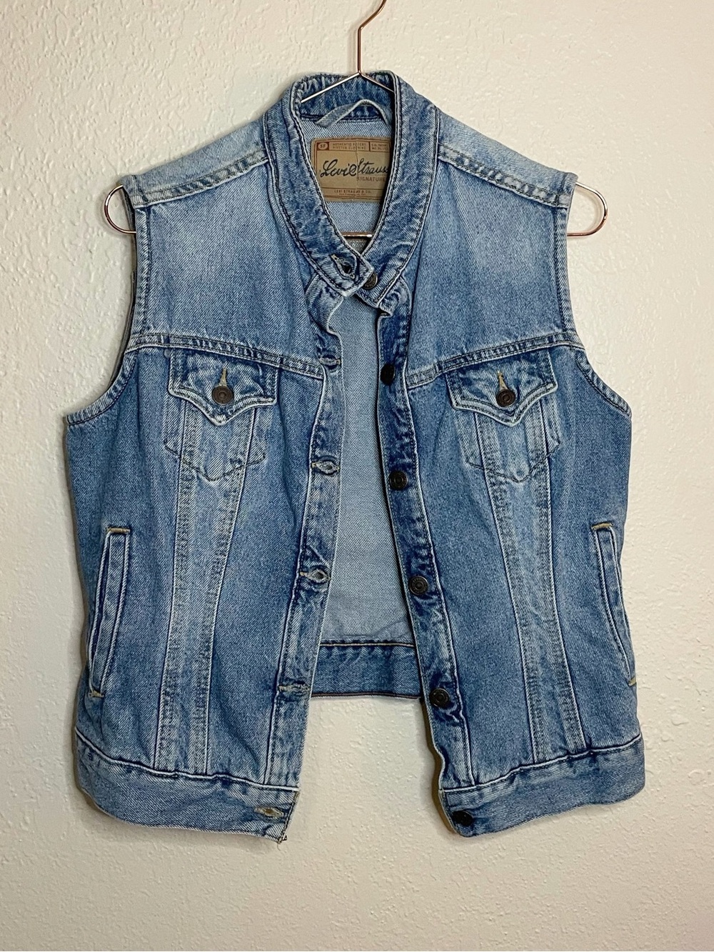 Levi Strauss Low Rider Denim Vest L